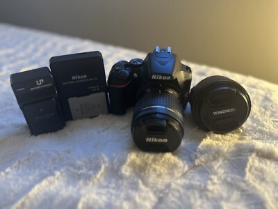 Nikon D3500 24.2MP with 18-55mm VR Lens Kit DSLR Camera - Black