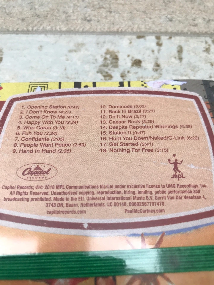 Paul McCartney Egypt Station Limited Edition Deluxe CD 18 tracks THE BEATLES new - Image 4 of 4