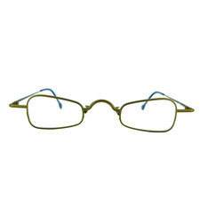 L.a.Eyeworks TWEET 438 Eyeglasses Frame Brown Rectangle Modern 90s