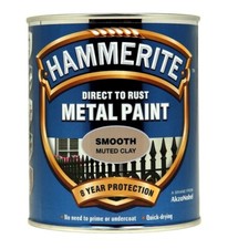 Hammerite - Smooth Direct To Rust Metal Paint - All Colours - All Sizes