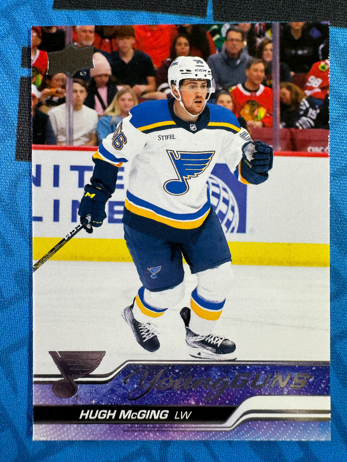 2023-24 HUGH MCGING UPPER DECK SERIES 2 RC #469 YOUNG GUNS!!