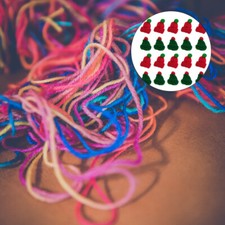 20 Pcs Mini Santa Hat Child Baby Claus Knit Bulk Christmas Party Hats