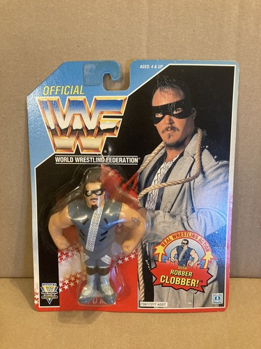 WWF Hasbro Repo Man Blue Card Series 6 Rare! Robbe...