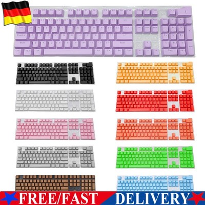 104pcs Universal Mechanical Keyboard Keycaps PC Laptop Bakclit Key Cap Set DE
