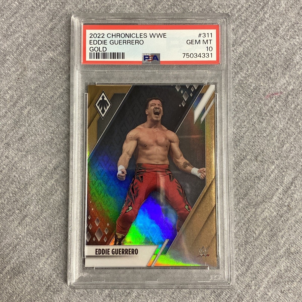 the fighting men's chronicle special TH… 2022 Panini Chronicles WWE #311 Eddie Guerrero Gold PSA 10 Gem MT