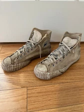 Fabulous Ratty RARE Vintage  1960s PF Flyers Womens US Size 7 Goodrich Hi-Tops