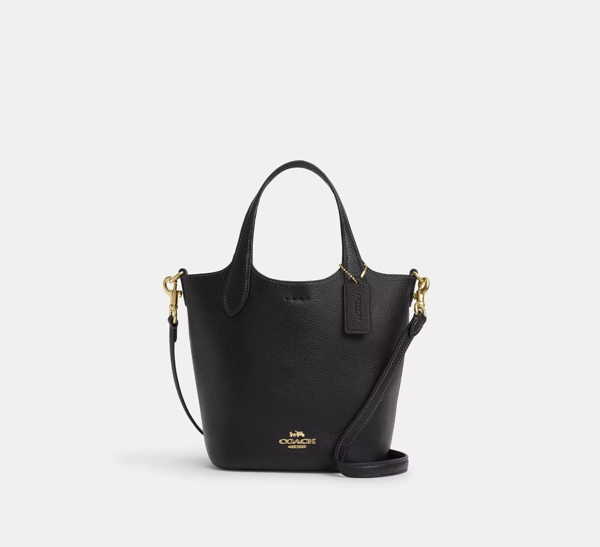 ★Coach★ Hannah bucket bag CR168 IMBLK COACH Hanna Bucket Bag Shoulder Bag Black CR168 Outlet New