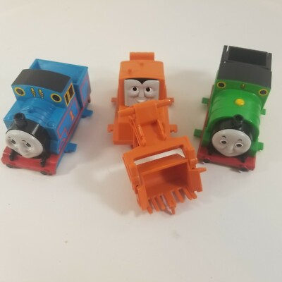 Percy Thomas the Train Friends Cake Toppers Figures Big Loader 2002 Lot of 3x