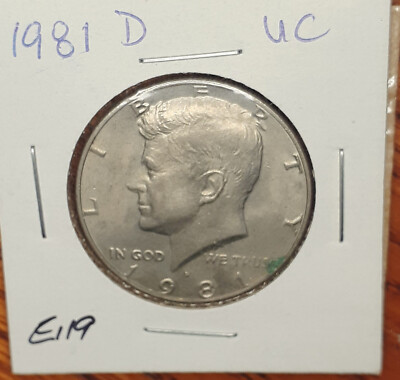 1981 D KENNEDY HALF DOLLAR UNCIRCULATED E119 | eBay