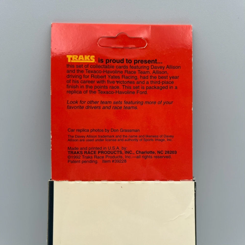 1992 Traks Team Card Sets Racecar Boxes - Allison, Earnhardt, K Petty LOT OF 3 - Image 4 of 4