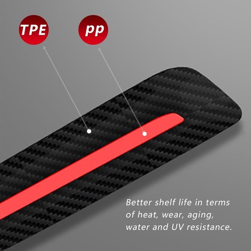 2x Car Door Edge Gap Guard Scratch Protector Anti-collision Corner Bumper Strip - Imagen 7 de 9