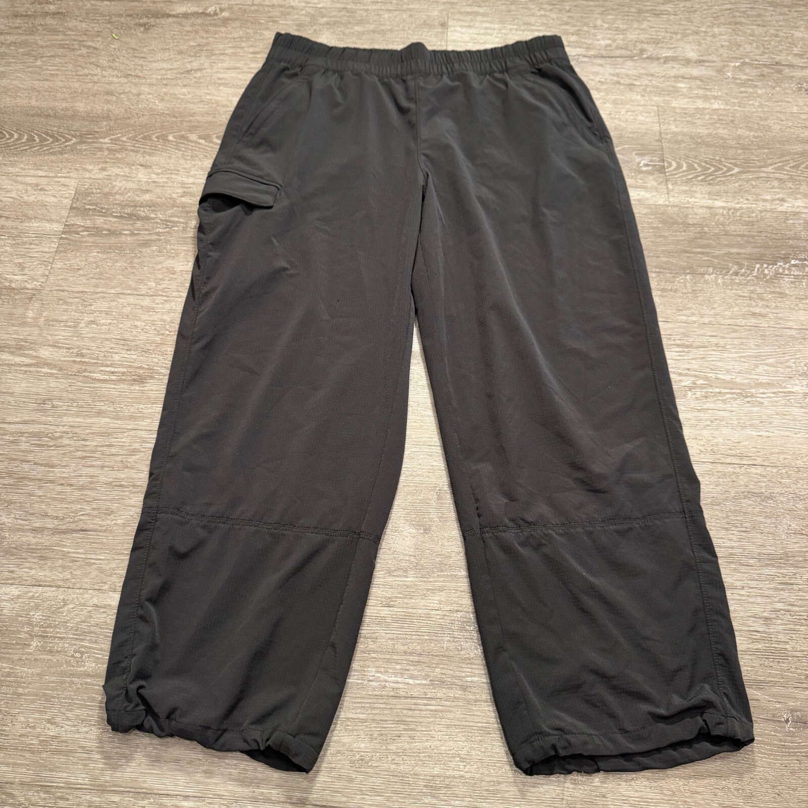 ATHLETA Womens Trekkie Parachute High Rise Stretch Wide Leg Pants Size Large 34x28