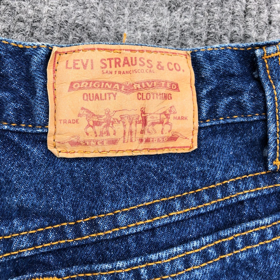 Vintage Levi's 557 Women's High Rise Jeans Size 9 (25x30) Hemmed Made in USA - Image 3 of 4