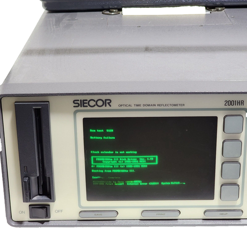 Reflectómetro óptico de dominio de tiempo CIECOR 2001HR TDM PARA REPUESTOS/REPARACIÓN. - Imagen 2 de 7