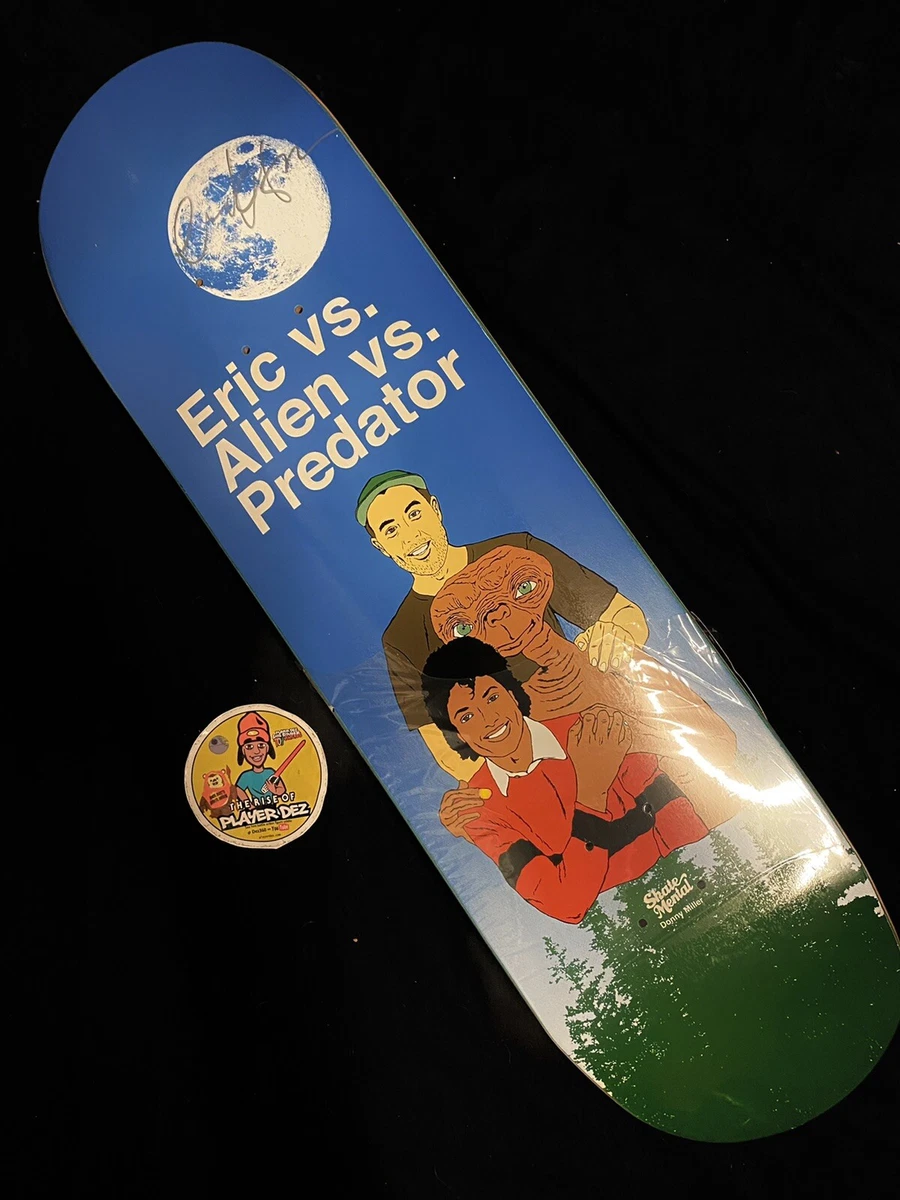 SUPER RARE SIGNED Alien VS Predator Eric Koston Skate Mental Skateboard Deck