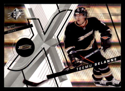 2008-09 SPx #100 Teemu Selanne Anaheim Ducks