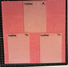 Cuttlebug Provo Craft Embossing Folders DIAMOND PLATE, TINY BUBBLES or VICTORIA