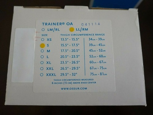 Ossur Trainer OA Kniebandage B-237700012 kleine RM/LL normale mittlere linke Bein - Bild 6 von 8