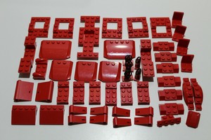 Lego 50 Vehicle Parts Car Parts Red 3788 3829 4079 4211 4212 4732 52031 #1319 | eBay