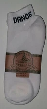 Vintage Wholesale "DANCE" 1/4  SOCKS 2PR PACK 9-11 