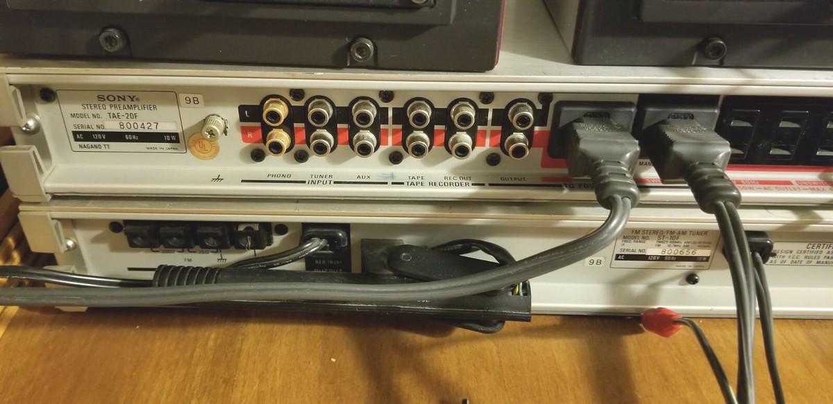 Sony Falcon TAE-20F / ST-10F Preamplifier & Tuner | eBay