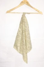 Floral Printed Cotton Head Bandana   Brown Color Neck Scarf Man Women Wrap Scarf
