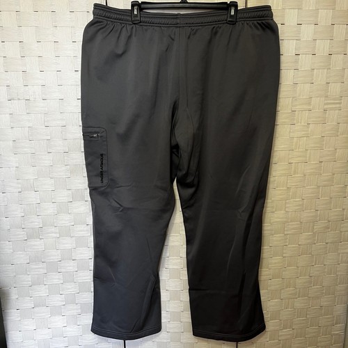 Under Armour Fleece Pants Gray Loose Fit Athletic Training 2XL - Picture 2 of 6