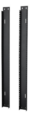 Rockville RAIL16U 16U Reversible Rack Rails With M5 Circle or Square Screw Holes