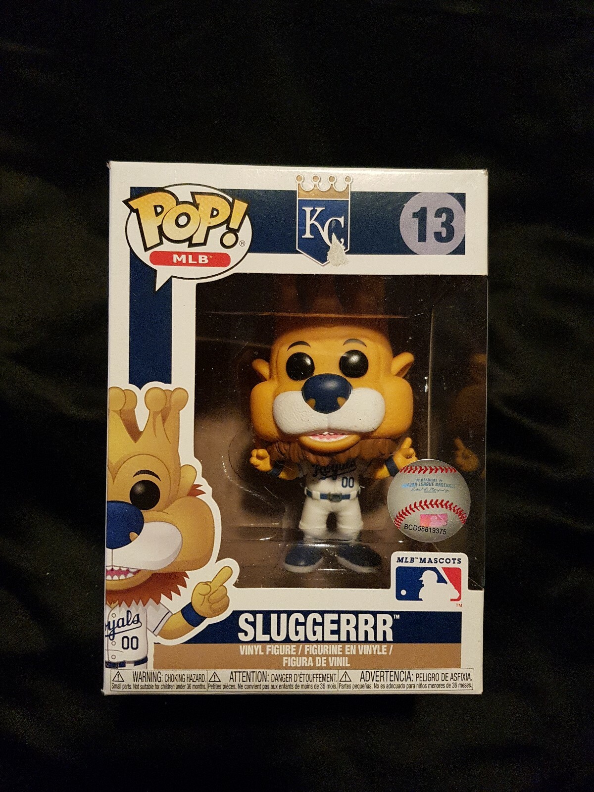 Funko Pop Mlb Mascots Kc Kansas City Royals #13 Sluggerrr Vinyl Figure In Stock
