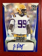 2023 Leaf Draft Jaquelin Roy Autographs Blue Auto Rookie (RC) #BA-JR2