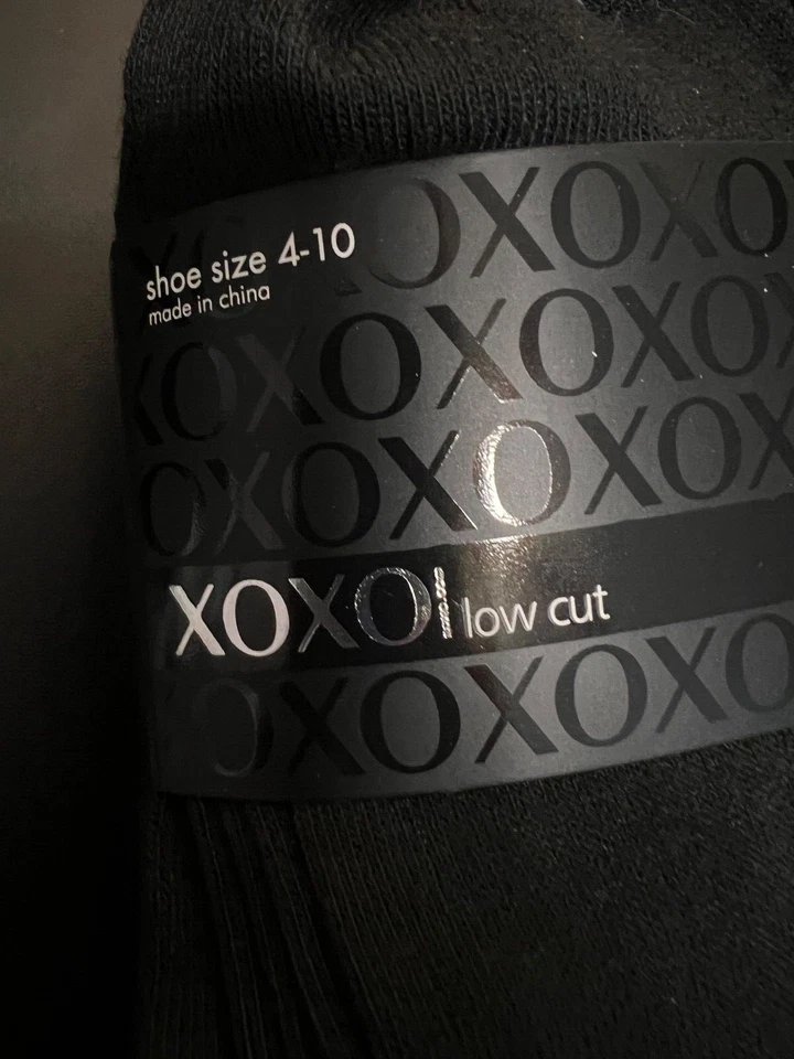 XOXO  Women LOW CUT SOCKS 20 PAIRS Black Quality Stretch  4 - 10  NEW - Image 3 of 4