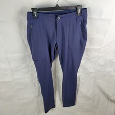 Columbia Pants Women's 4/36 Blue Savanna Hill Straight Leg Hiking Omni Shield