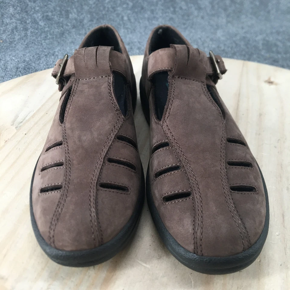 Naturalizer Shoes Womens 9 M Mary Jane Brown Leather Round Toe Buckle Casual - Image 4 of 4