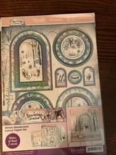 Hunkydory Sparkling Season: Winter Wonderland Luxury Card making Topper Kit. New