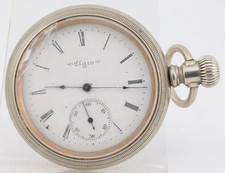 ELGIN Gr. 290, 16s 7j, 10644650 POCKET WATCH, RUNS (JW)