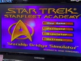 Star Trek: Starfleet Academy -- Starship Bridge Simulator Sega 32X CIB