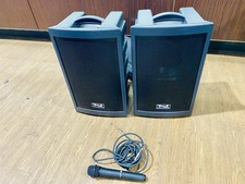 PAIR Anchor Audio Liberty Portable PA Speakers System w/ CD Player Made In USA