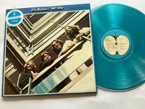 THE BEATLES SOUTH AFRICA  2LP  THE BEATLES 1967/1970  BLUE VINYL