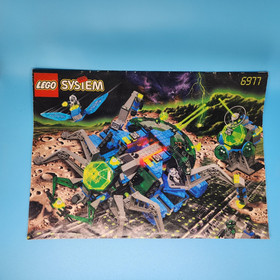 Lego Space Insectoids: 6977 Arachnoid Star Base - 100% Complete w/Instructions