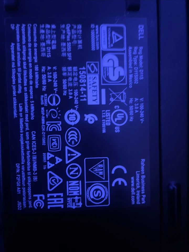 Computadora de escritorio Dell OptiPlex 5050 SFF Intel Core i5-6500 8 GB DDR4 RAM 256 GB SSD Windows Foto 3 de 4