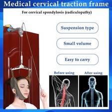 1X Over Door Neck Traction Stretcher Cervical Head Brace Pain Relief Device Home