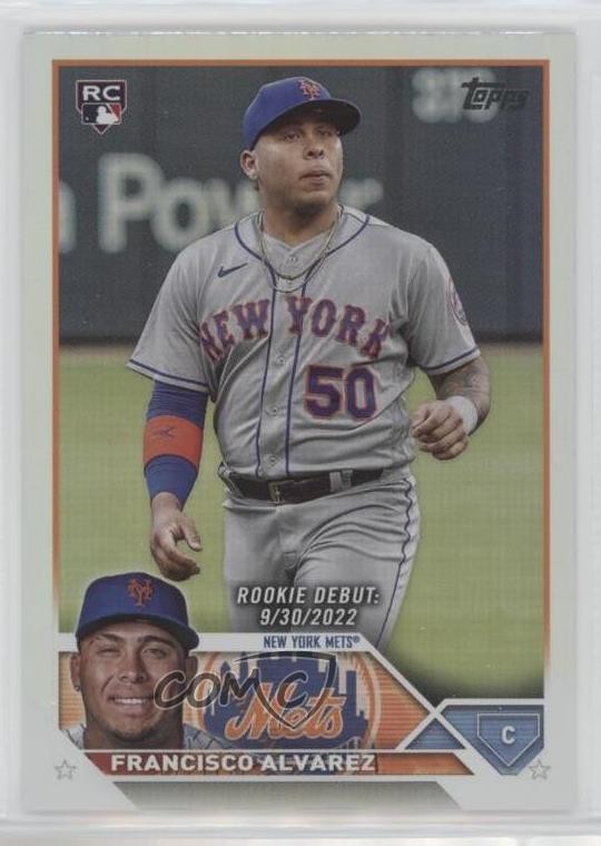 2023 Topps Update Rookie Debut Rainbow Foil Francisco Alvarez #US255 7l6