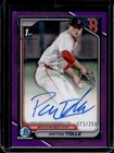 2024 Bowman Draft Payton Tolle Chrome Auto Purple Refractor 1st #73/250