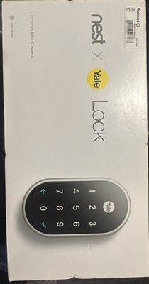Nest X Yale Lock (Satin Nickel Finish) Smart Lock With Nest Connect Included New