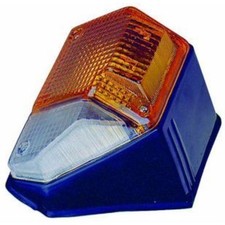 ABAKUS Blinkleuchte rechts mit Steckdose weiß/gelb für Toyota Land Cruiser _J7_