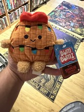 New Bum Bumz Stranger Things Dustin Hat Lights Waffle 4.5" Plush