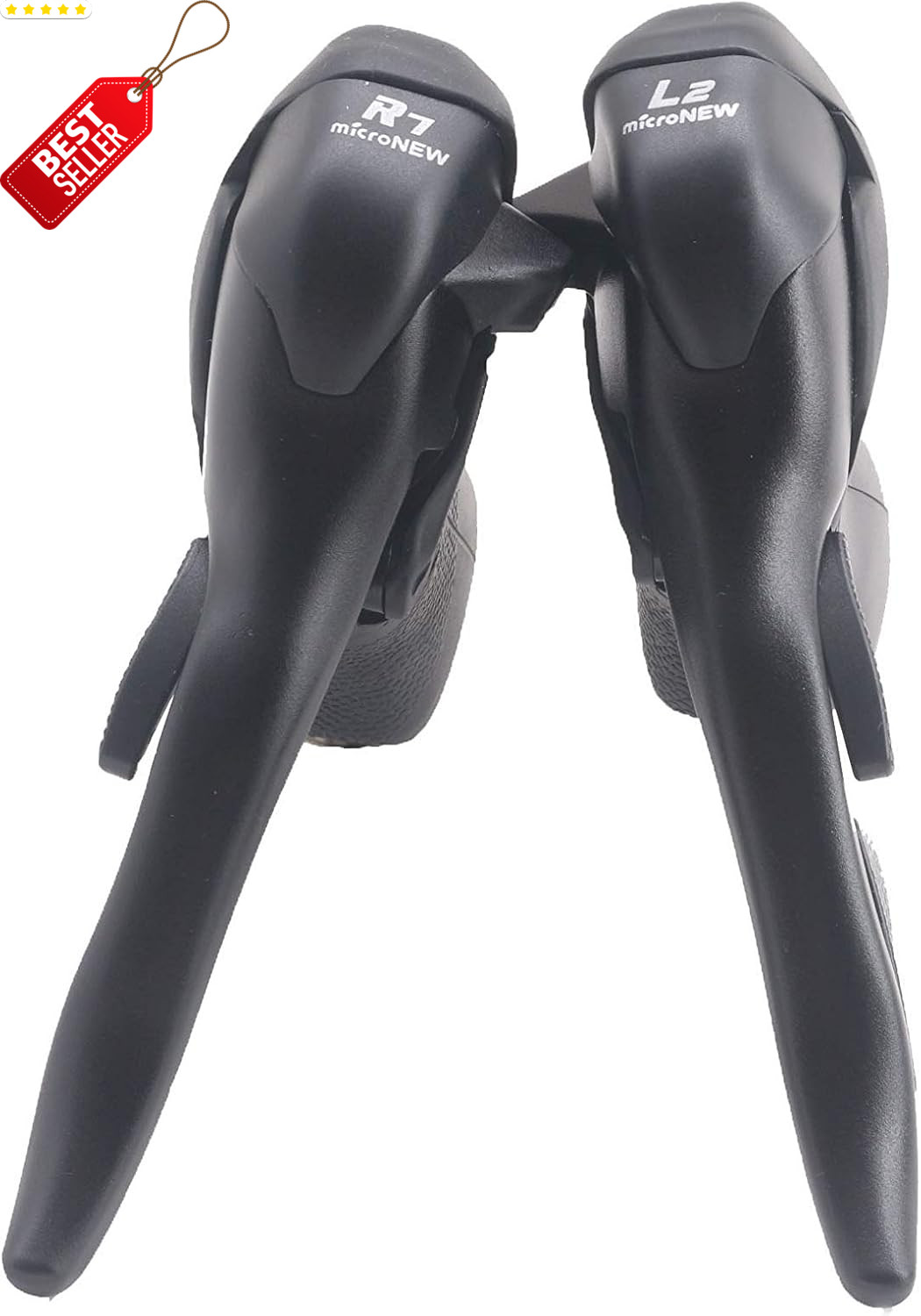SB-R472 Road Bike Shifters Brake Levers 2x7 Speed Drop Bar Black Pair Shimano US