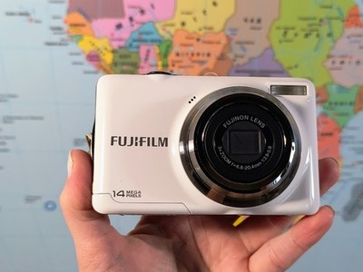 Fujifilm FINEPIX JV300 14MP Digital Camera - White Fully Working