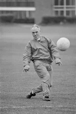 Bill Shankly manager of Liverpool FC at Wembley Stadium UK OLD PHOTO