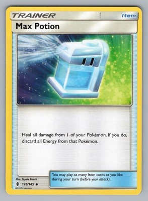 MAX POTION 128/145 UC GUARDIANS RISING POKEMON LP SM02 2017